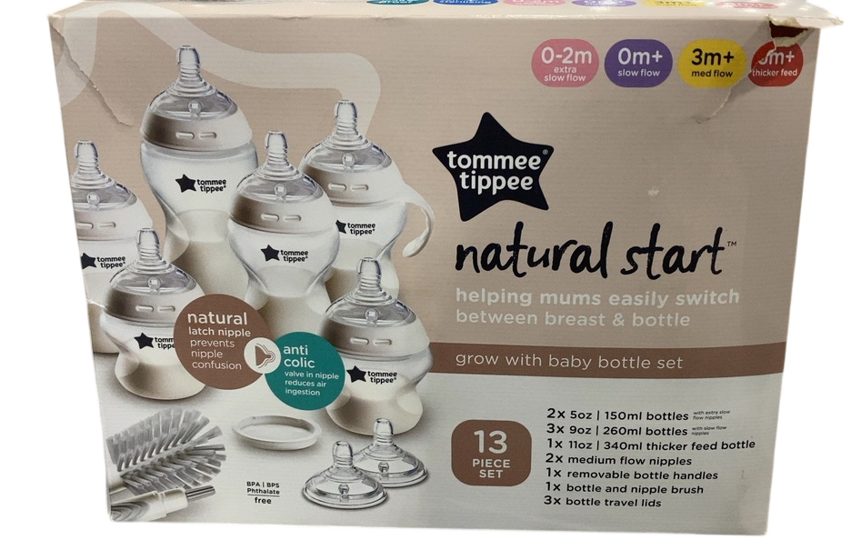 Shop Tommee Tippee Natural Start Grow With Baby 12 Piece Bottle Set, 12 Piece at GoodBuy Gear