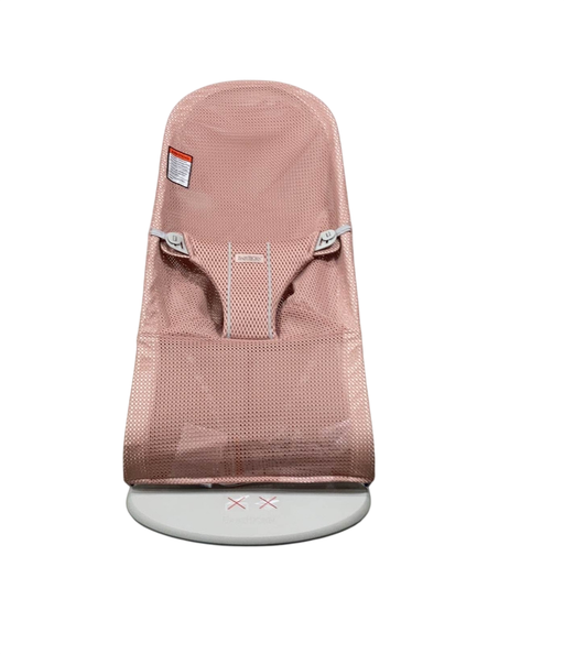Shop BabyBjorn Bouncer Bliss, Dusty Pink Mesh, Light Gray Frame at GoodBuy Gear