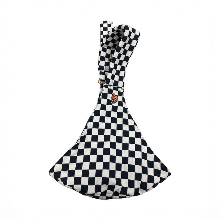 Shop Mabē The Monarch Toddler Sling, Ebony Check at GoodBuy Gear