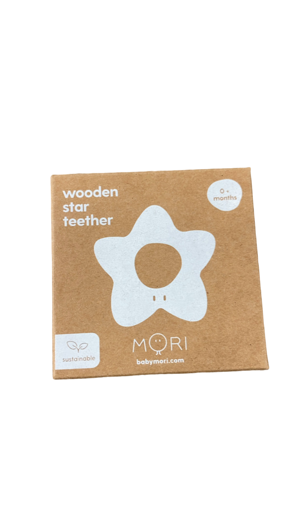 MORI Wooden Star Teether — GoodBuy Gear