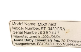Shop Nuna MIXX Next Stroller, 2021, Granite at GoodBuy Gear
