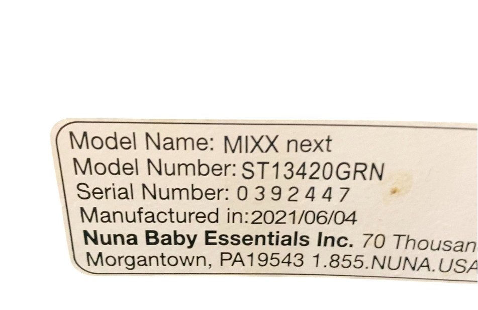 Shop Nuna MIXX Next Stroller, 2021, Granite at GoodBuy Gear