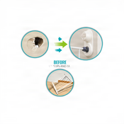 Shop Little Partners EZ-Fit Wall Protector & Safety Night Light, 2 Pack, White at GoodBuy Gear