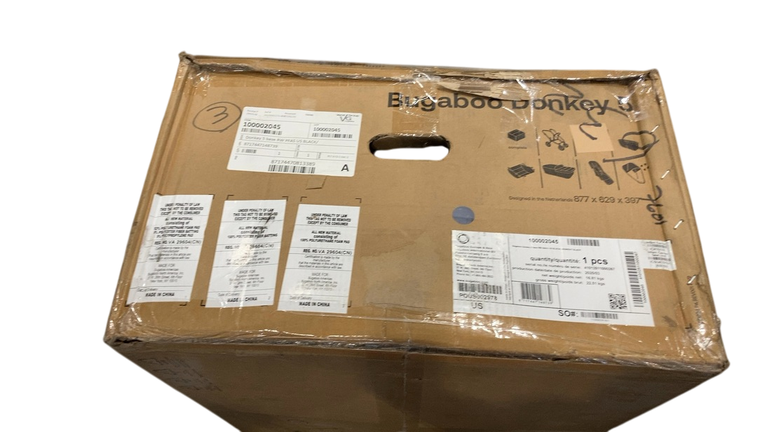 Shop Bugaboo Donkey 5 Mono Stroller, Midnight Black, Graphite, 2025, No Canopy at GoodBuy Gear