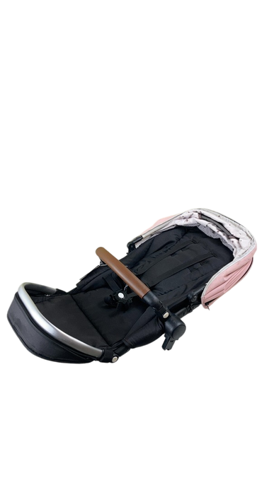Shop Mockingbird 2nd Seat Kit with Extendable Canopy, Bloom, Silver With Penny Leather, Watercolor Drops at GoodBuy Gear