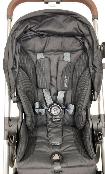 Shop Cybex Balios S Lux Stroller, 2024, Moon Black, Silver at GoodBuy Gear