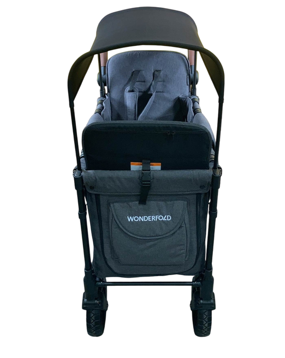 Shop Wonderfold W2 Luxe Multifunctional Double Stroller Wagon, 2023, Charcoal Gray at GoodBuy Gear