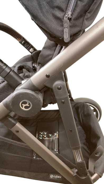 Shop Cybex Gazelle S Modular Stroller, 2024, Moon Black, Taupe Frame at GoodBuy Gear