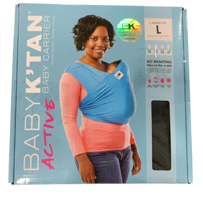 Shop Baby K'tan Baby Carrier, Active, Heather Black, Large at GoodBuy Gear