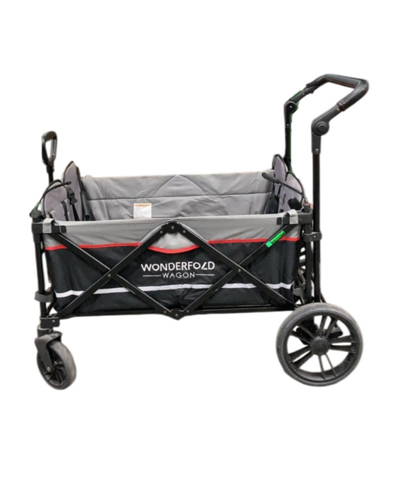 Shop Wonderfold X4 Push & Pull Quad Stroller, 2021, Black/Red/Grey at GoodBuy Gear