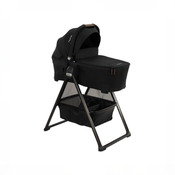 Shop Nuna SWIV & TRIV Series Bassinet + Stand, Caviar at GoodBuy Gear