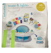 Shop Infantino Music & Lights 3-in-1 Discovery Booster, Teal at GoodBuy Gear