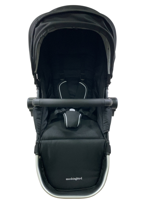 Shop Mockingbird 2nd Seat Kit 2.0, Black, Silver With Black Leather, Watercolor Drops at GoodBuy Gear