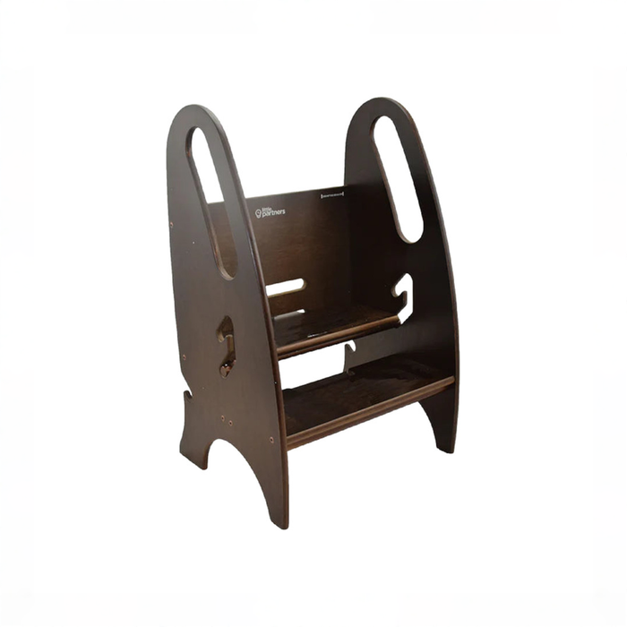 Shop Little Partners 3-in-1 Growing Step Stool, Espresso at GoodBuy Gear