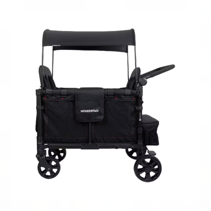 Shop Wonderfold W4 Luxe Pro Stroller Wagon, 2025, Jet Black at GoodBuy Gear