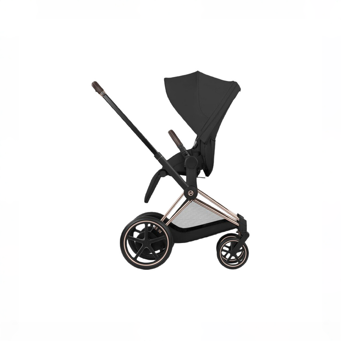 Shop Cybex E-PRIAM2 Stroller, 2024, Rose Gold, Sepia Black at GoodBuy Gear