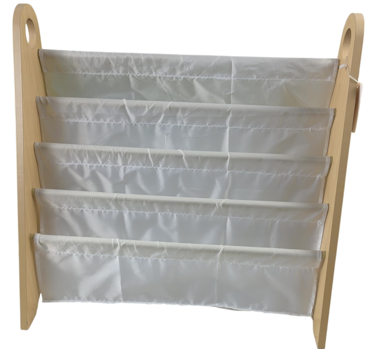 Shop Wildkin Sling Bookshelf for Kids, Natural/White at GoodBuy Gear
