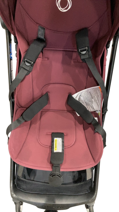 Shop Bugaboo Butterfly Stroller, 2024, Black, Dark Cherry, Dark Cherry at GoodBuy Gear
