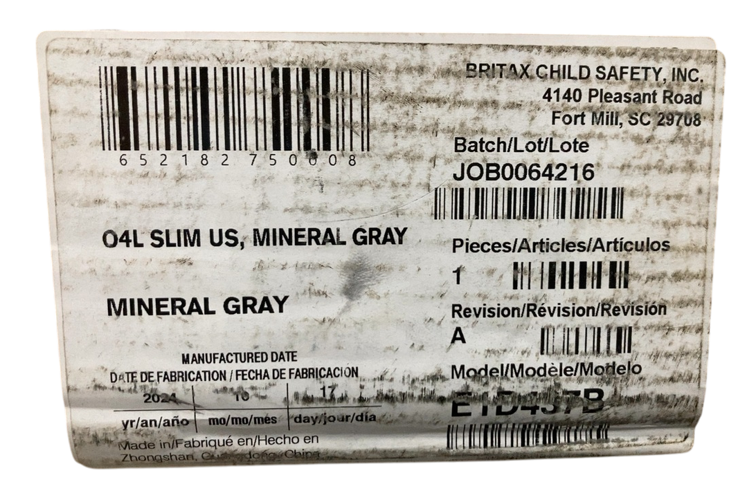 Shop Britax One4Life Slim ClickTight All-in-One Car Seat, 2024, Mineral Gray at GoodBuy Gear