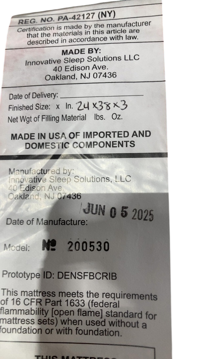 Shop Innovative Sleep Solutions Crib Mattress, 200530 at GoodBuy Gear