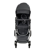 Shop Mockingbird Single to Double 2.0 Stroller, 2024, Black, Silver With Black Leather, Watercolor Drops at GoodBuy Gear