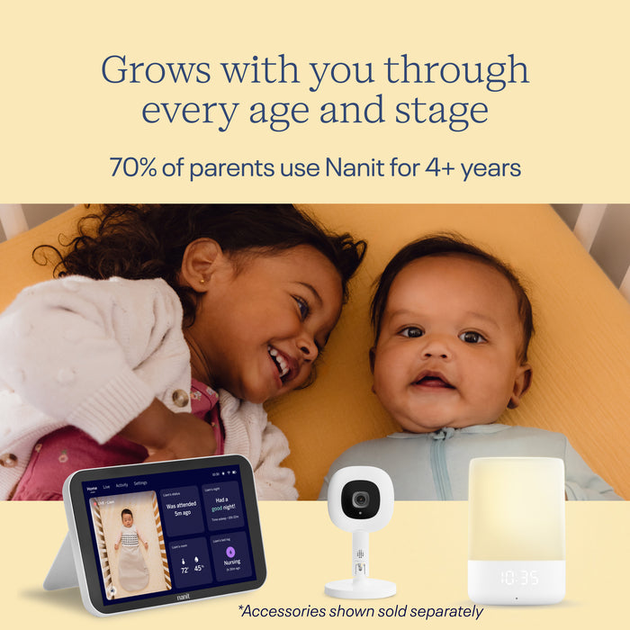 Shop Nanit Pro HD Baby Monitor with Wall Mount, White at GoodBuy Gear