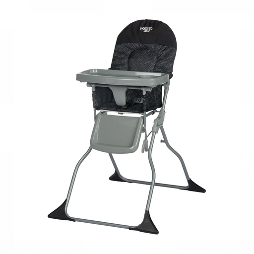Shop Cosco Kids Simple Fold Highchair, Noir Dot at GoodBuy Gear