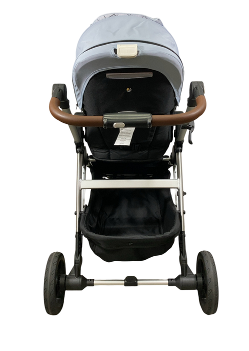 Mockingbird Single 2.0 Stroller, Sky, Windowpane, Silver With Penny Leather, 2024