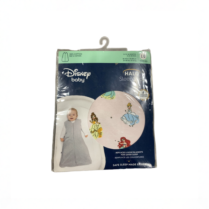 Shop DRAFT - Halo Cotton Sleepsack, Disney Princess Pink, Large at GoodBuy Gear