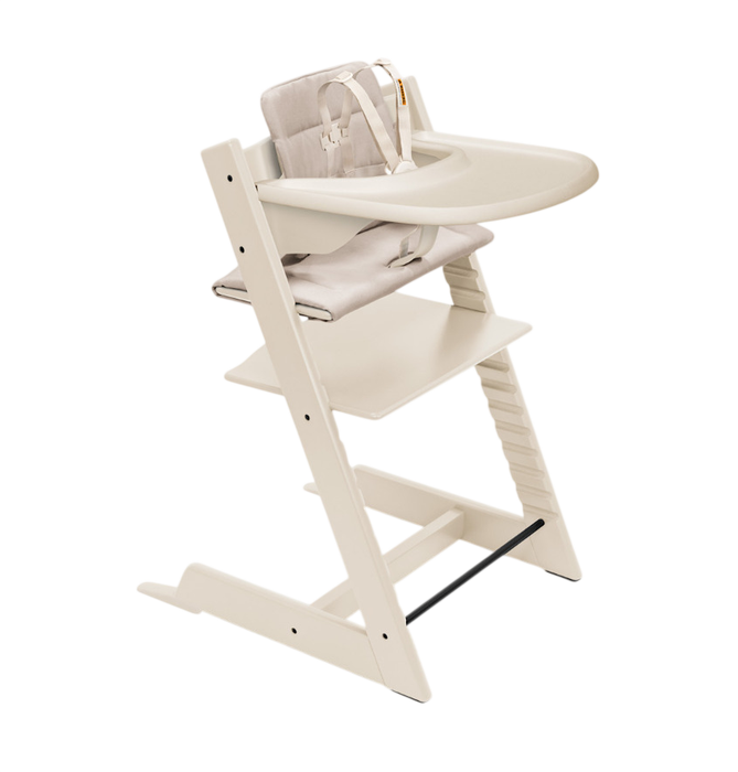 Shop Stokke Tripp Trapp Complete High Chair, Beige, Vanilla White, Vanilla White 2.0 at GoodBuy Gear