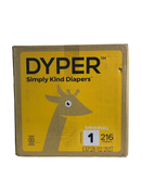 Shop DYPER Bamboo Diaper Box, 1, 8-14 lbs, 216 Count at GoodBuy Gear