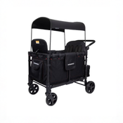 Shop Wonderfold W4 Luxe Pro Stroller Wagon, 2025, Jet Black at GoodBuy Gear