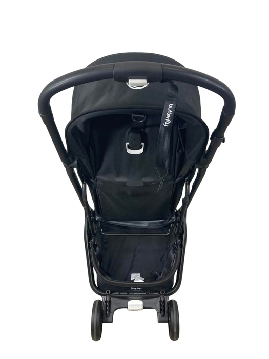 Bugaboo Butterfly Stroller, 2024, Black, Midnight Black, Midnight Black