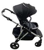 Shop Mockingbird Single to Double 2.0 Stroller, 2024, Black, Silver With Black Leather, Windowpane at GoodBuy Gear
