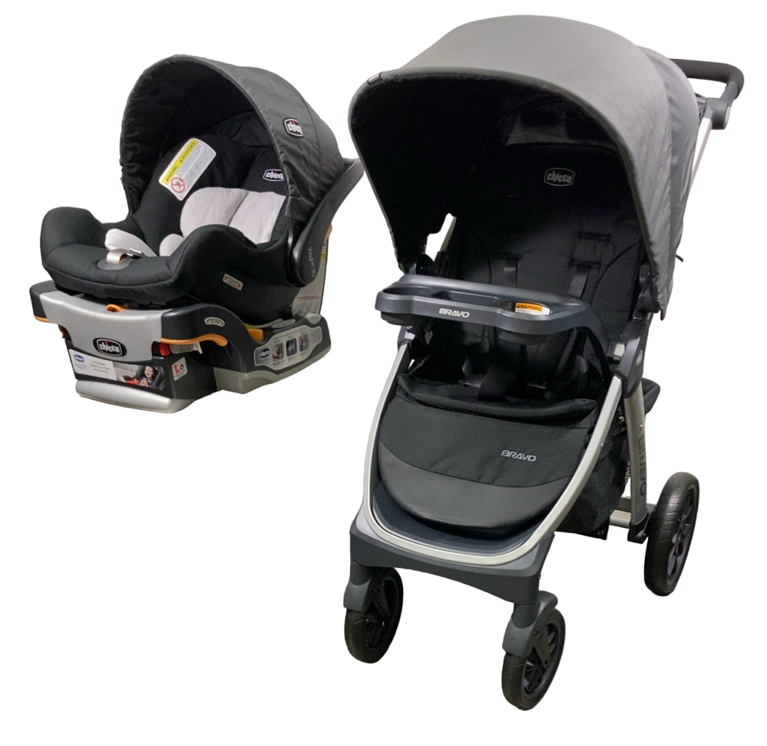 Chicco Bravo Trio Travel System, Parker, 2024