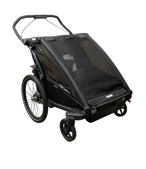 Shop Thule Chariot Sport 2 Bike Trailer, 2024, Black, Double at GoodBuy Gear