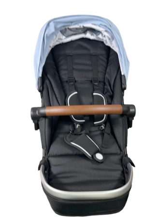 Shop Mockingbird 2nd Seat Kit 2.0, Sky, Watercolor Drops, Silver With Penny Leather at GoodBuy Gear