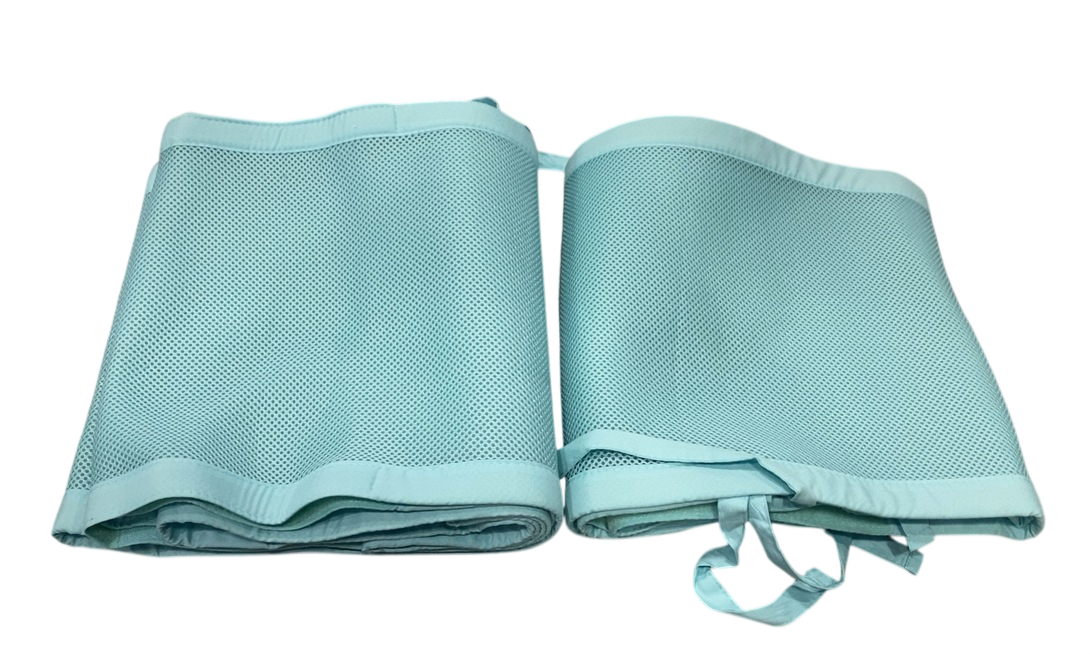 Shop Breathable Baby Mesh Crib Liner, Full Size/4 Sides, Sea Foam at GoodBuy Gear