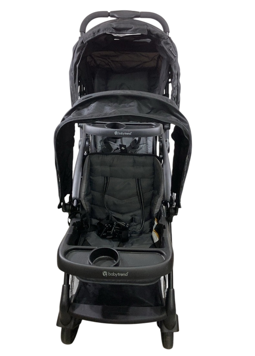 Shop Baby Trend Sit N' Stand Double 2.0 Stroller, 2024, Madrid Black at GoodBuy Gear