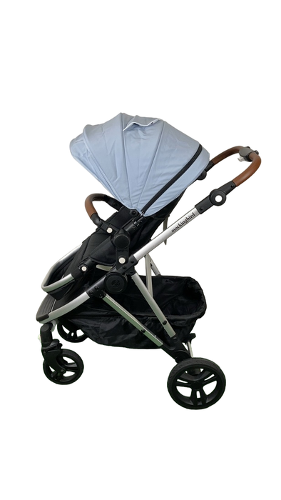 Shop Mockingbird Single 2.0 Stroller, 2024, Silver With Penny Leather, Sky, Watercolor Drops at GoodBuy Gear
