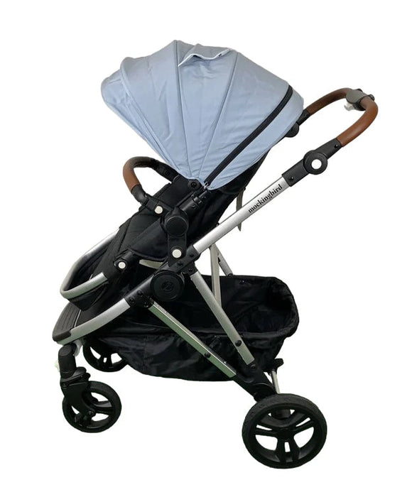 Shop Mockingbird Single 2.0 Stroller, 2025, Silver With Penny Leather, Sky, Watercolor Drops at GoodBuy Gear