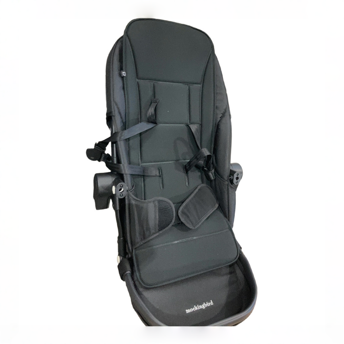 Shop Mockingbird 2nd Seat Kit 3.0, Charcoal with Black Leather, Solid Black at GoodBuy Gear