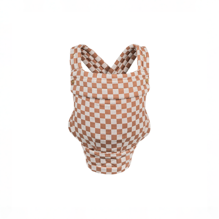 Shop Mabē The Monarch Carrier, Mocha Check at GoodBuy Gear