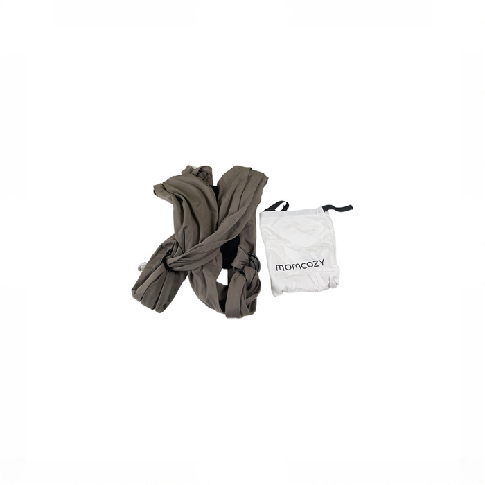 Shop Momcozy Baby Wrap Carrier Sling, Dark Coffee at GoodBuy Gear