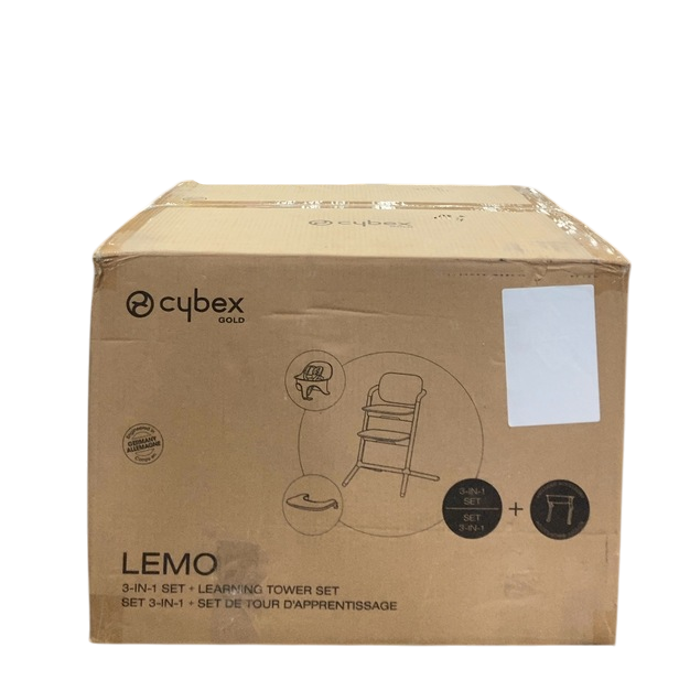Shop Cybex LEMO 3 in 1 High Chair and Tower Bundle, Sand/Black at GoodBuy Gear