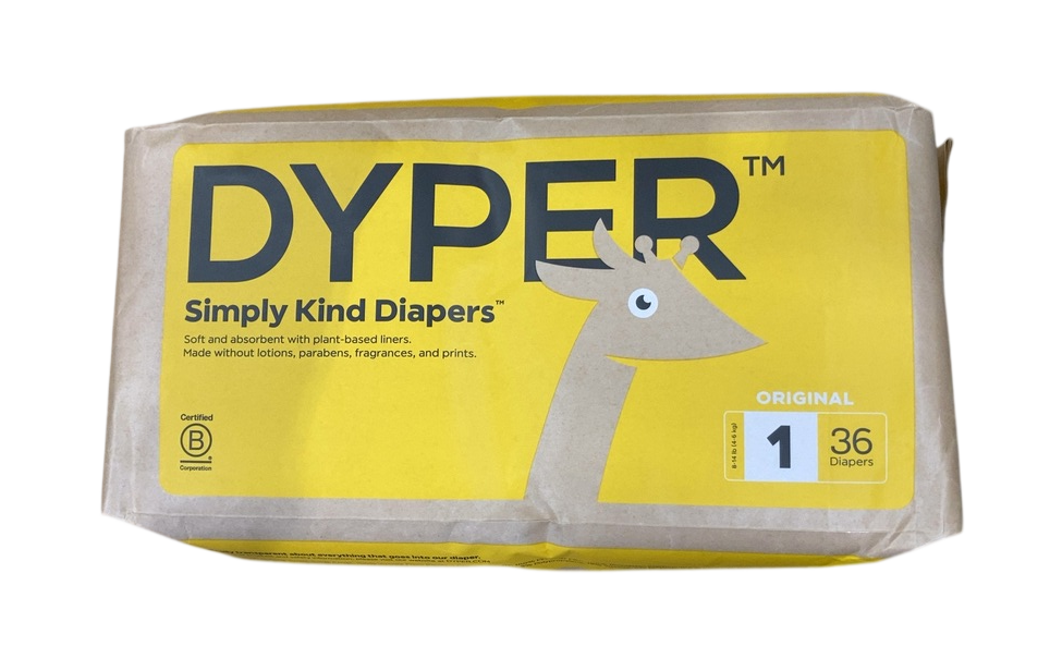 Shop DYPER Simply Kind Diapers, 1- 36 Ct at GoodBuy Gear