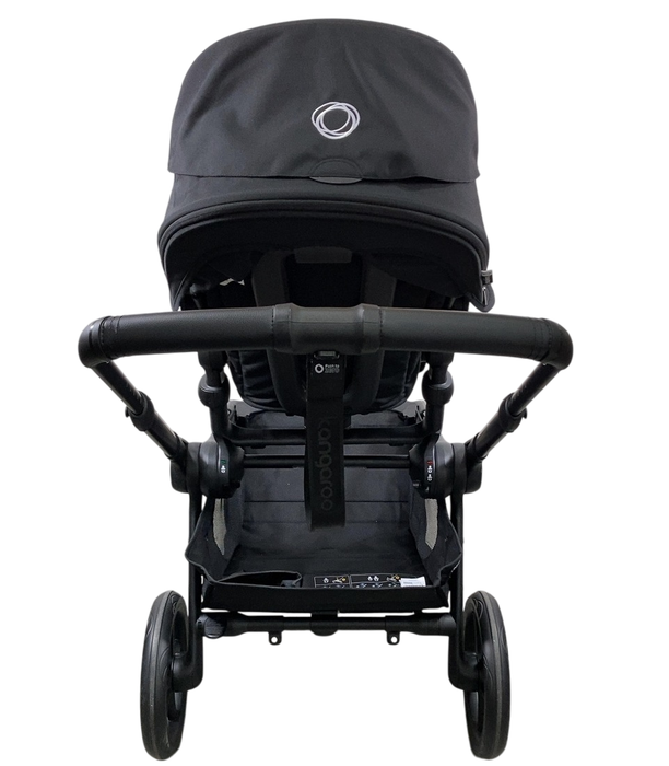 Shop Bugaboo Kangaroo Single To Double Stroller, 2024, Black, Midnight Black, Midnight Black at GoodBuy Gear