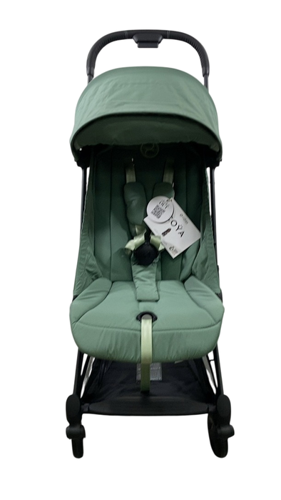 Shop Cybex Coya Stroller, 2024, Leaf Green, Matte Black at GoodBuy Gear