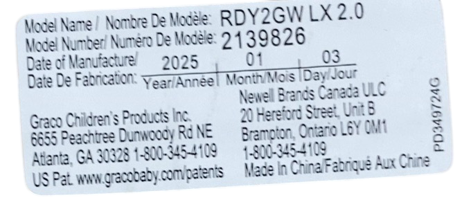 Shop Graco Ready2Grow LX 2.0 Double Stroller, 2025, Clark at GoodBuy Gear