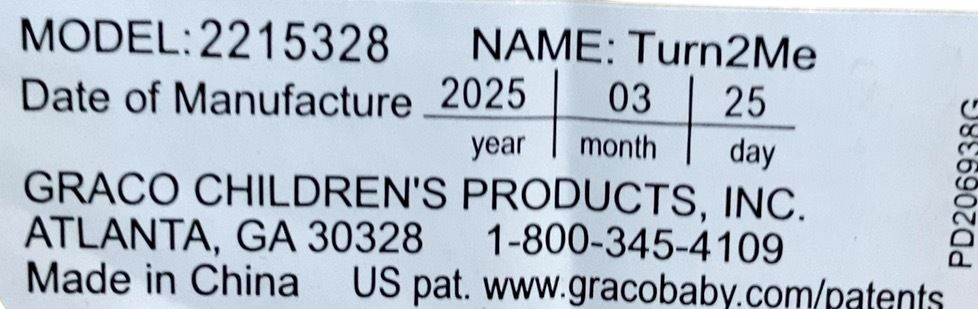 Shop Graco Turn2Me 3-in-1 Rotating Car Seat, Manchester, 2025 at GoodBuy Gear